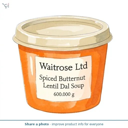 Waitrose Spiced Butternut & Lentil Dal Soup