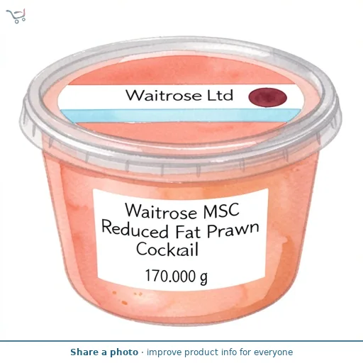 Waitrose MSC Reduced Fat Prawn Cocktail