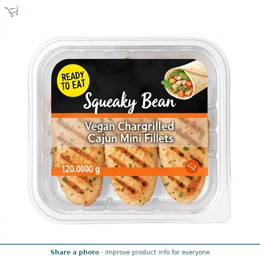 Squeaky Bean Vegan Chargrilled Cajun Mini Fillets