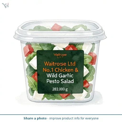 Waitrose No.1 Chicken & Wild Garlic Pesto Salad