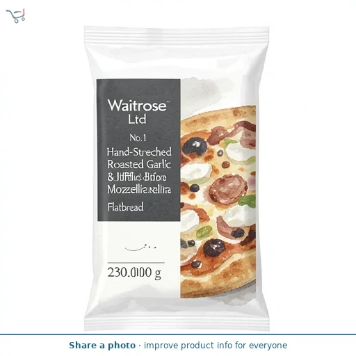 No.1 Hand-Stretched Roasted Garlic & Buffalo Mozzarella\tFlatbread