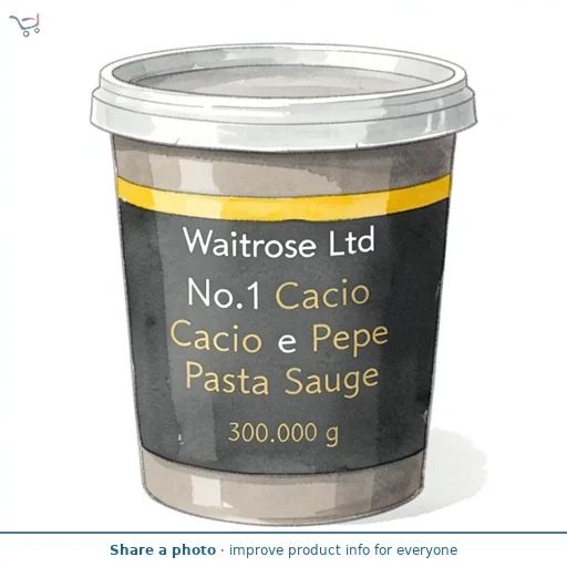 Waitrose No.1 Cacio e Pepe Pasta Sauce