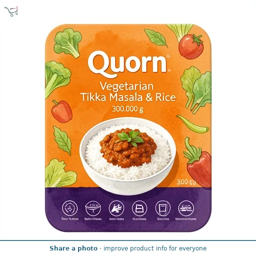 Quorn Vegetarian Tikka Masala & Rice 300g