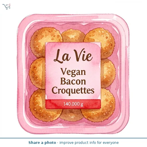 La Vie Vegan Bacon Croquettes 140g