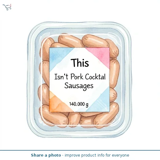 This Isn't Pork Cocktail Sausages 140g