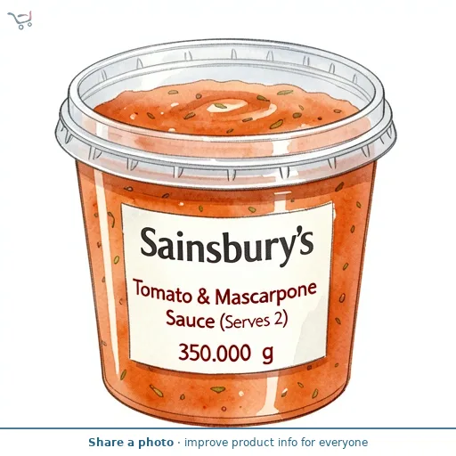 Sainsbury's Tomato & Mascarpone Sauce 350g (Serves 2)