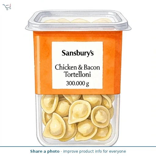 Sainsbury's Chicken & Bacon Tortelloni 300g