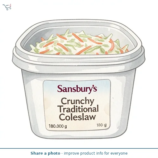 Sainsbury's Crunchy Traditional Coleslaw 180g