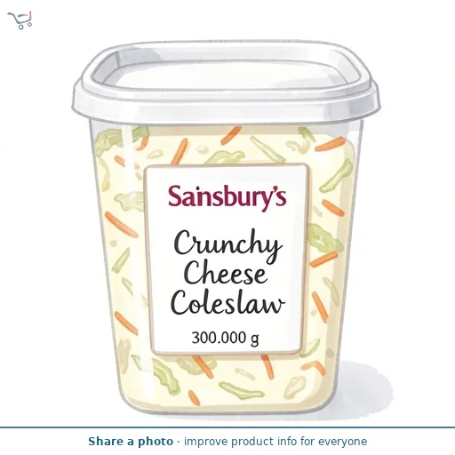 Sainsbury's Crunchy Cheese Coleslaw 300g