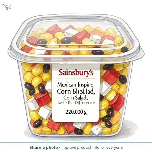 Sainsbury's Mexican Inspired Corn Salad, Taste the Difference 220g