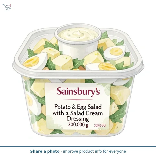 Sainsbury's Potato & Egg Salad with a Salad Cream Dressing 300g