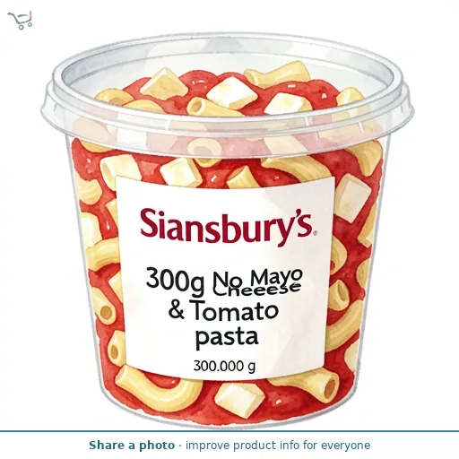Sainsbury's 300g No Mayo Cheese & Tomato pasta