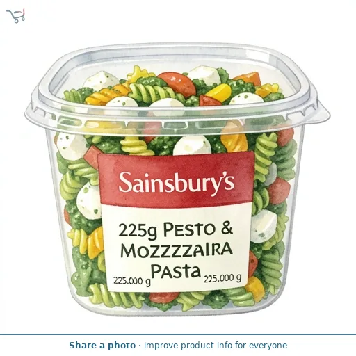 Sainsbury's 225g Pesto & Mozzarella Pasta