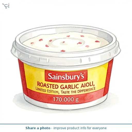 Sainsbury's Roasted Garlic Aioli, Limited Edition, Taste the Difference 170g