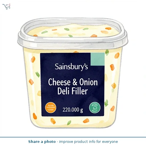 Sainsbury's Cheese & Onion Deli Filler 220g