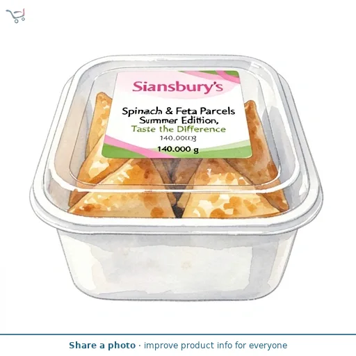 Sainsbury's Spinach & Feta Parcels Summer Edition, Taste the Difference 140g