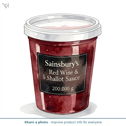Sainsbury's Red Wine & Shallot Sauce 200g