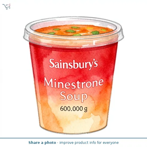 Sainsbury's Minestrone Soup 600g