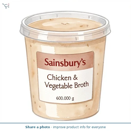 Sainsbury's Chicken & Vegetable Broth 600g