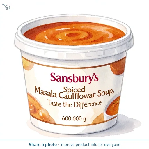 Sainsbury's Masala Spiced Cauliflower Soup, Taste the Difference 600g