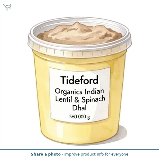 Tideford Organics Indian Lentil & Spinach Dhal 560g