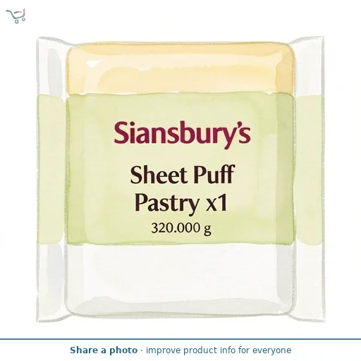 Sainsbury's Sheet Puff Pastry x1 320g