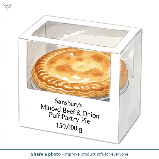 Sainsbury's Minced Beef & Onion Puff Pastry Pie 150g