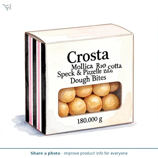 Crosta Mollica Speck & Ricotta Pizzelle Dough Bites 180g
