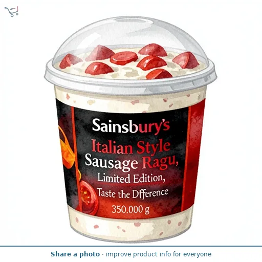 Sainsbury's Italian Style Sausage Ragu, Limited Edition, Taste the Difference 350g