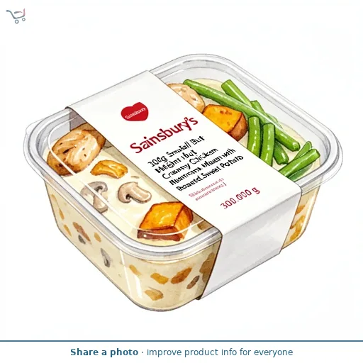 Sainsbury's 300g Small But Mighty Creamy Chicken & Mushroom with Roasted Sweet Potato