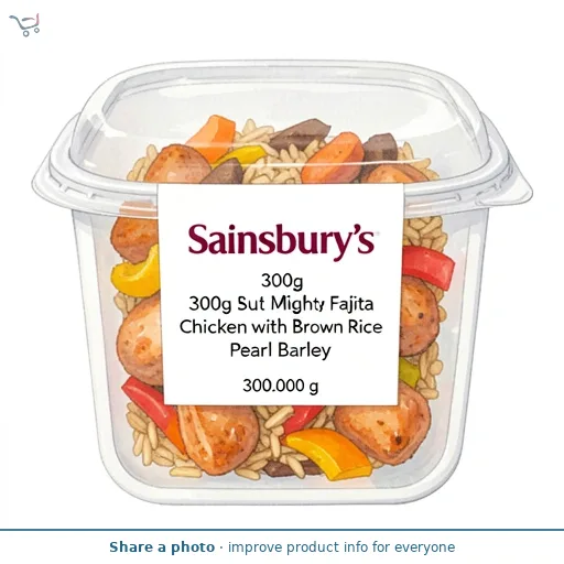 Sainsbury's 300g Small But Mighty Fajita Chicken with Brown Rice & Pearl Barley