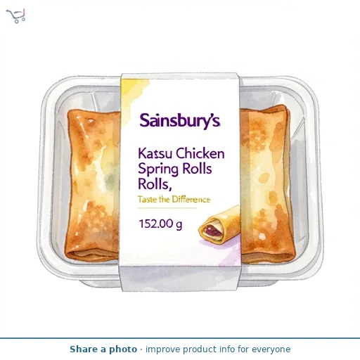 Sainsbury's Katsu Chicken Spring Rolls, Taste the Difference 152g