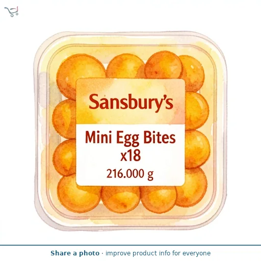 Sainsbury's Mini Egg Bites x18 216g