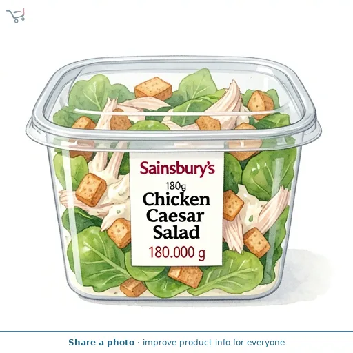 Sainsbury's 180g Chicken Caesar Salad