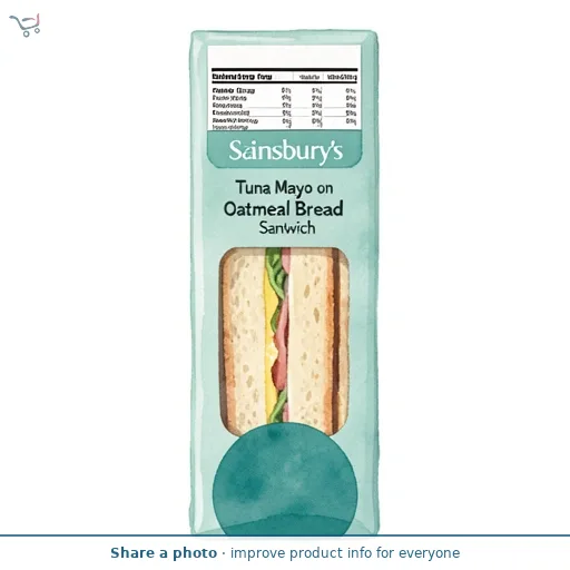Sainsbury's Tuna Mayo on Oatmeal Bread Sandwich