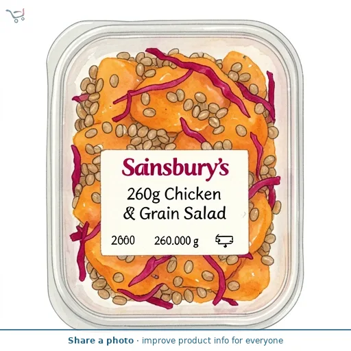 Sainsbury's 260g Chicken & Grain Salad