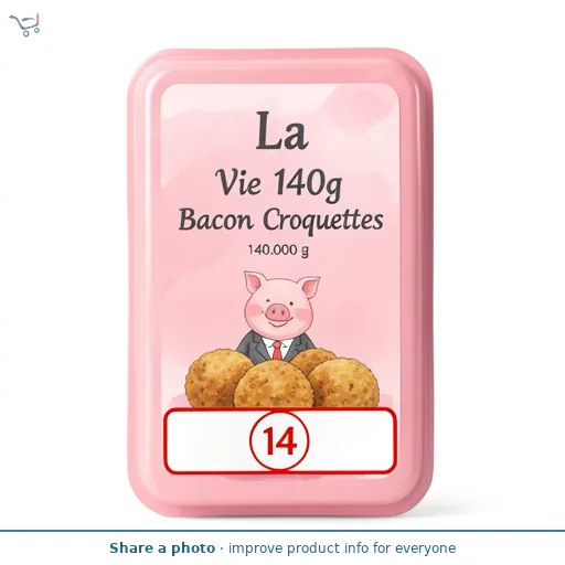 La Vie 140g Bacon Croquettes
