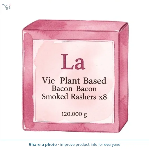 La Vie Plant Based Bacon Smoked Rashers x8 120g