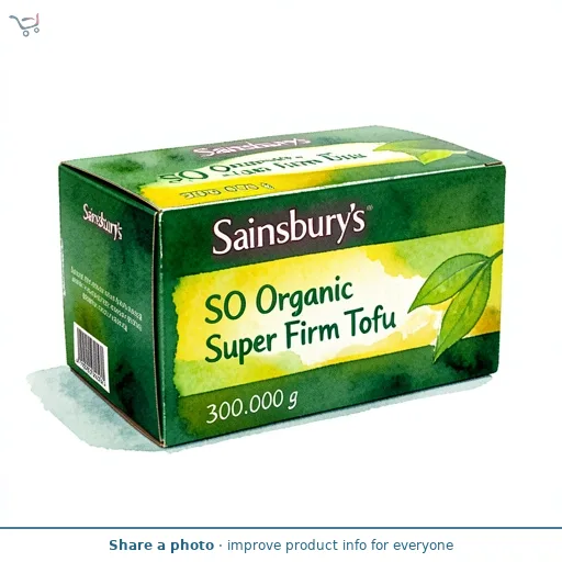 Sainsbury's SO Organic Super Firm Tofu 300g