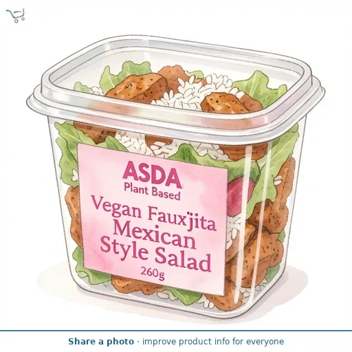 ASDA Plant Based Vegan Faux'jita Mexican Style Salad 260g