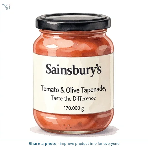Sainsbury's Tomato & Olive Tapenade, Taste the Difference 170g