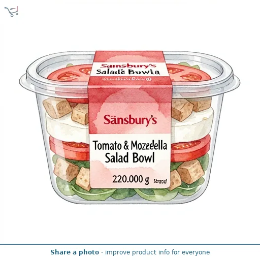 Sainsbury's Tomato & Mozzarella Salad Bowl 220g