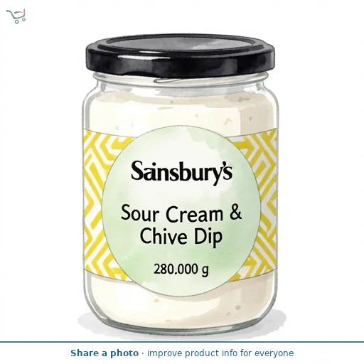 Sainsbury's Sour Cream & Chive Dip 280g