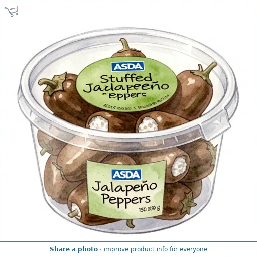ASDA Stuffed Jalapeño Peppers 150g