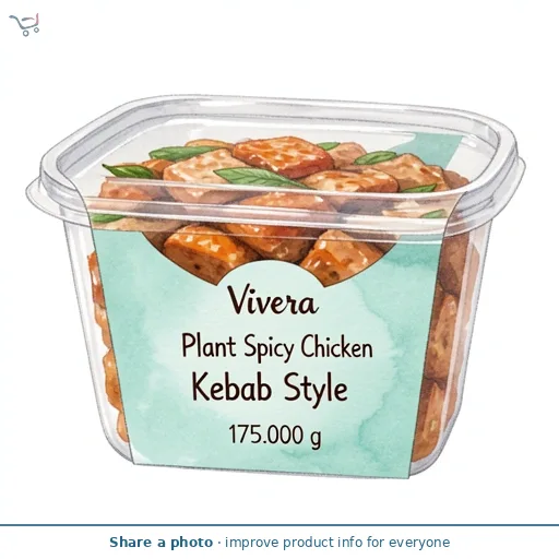 Vivera Plant Spicy Chicken Kebab Style 175g