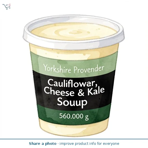 Yorkshire Provender Cauliflower, Cheese & Kale Soup