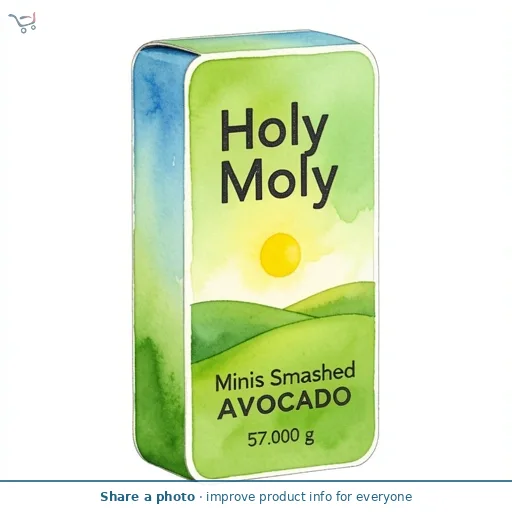 Holy Moly Minis Smashed Avocado 3x57g