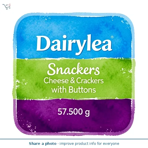 Dairylea Snackers Cheese & Crackers with Buttons   57.5g