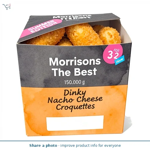 Morrisons The Best Dinky Nacho Cheese Croquettes 150g
