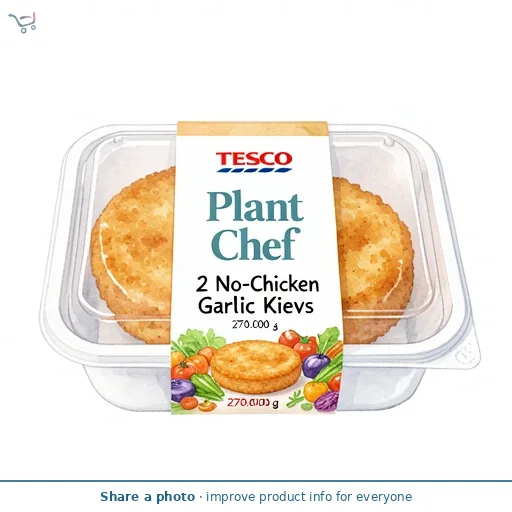 Tesco Plant Chef 2 No-Chicken Garlic Kievs 270G